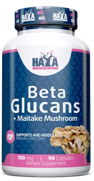 Beta Glucans + Maitake Mushroom, 90 capsule, Haya Labs