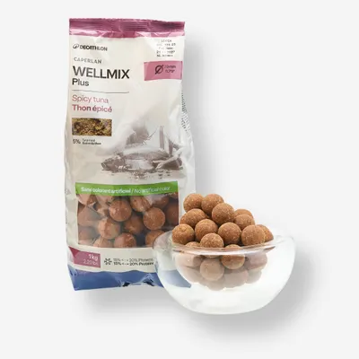 Boilies Pescuit la Crap Wellmix Plus 20mm 1kg Spicy Tuna