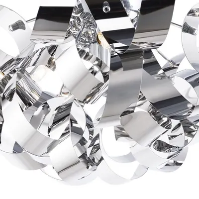 Lampa tavan Rawley 4 Light Flush Polished Chrome 40cm