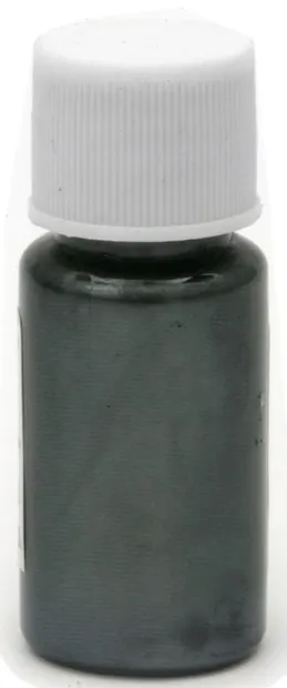 Colorant perlat pentru rășină Em Art - Pe bază de ulei, negru, 10 ml