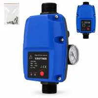 Presostat electronic (prescontrol) pentru pompa de apa 10 bar, 230-240V, 12A, racord 1 inch, pornire reglabila 1-3,5 bar, KRAFTNER KF-5396