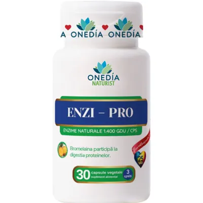 Enzi-Pro Enzime Digestive Naturale 1400GDU 30cps