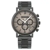 Ceas barbati Bobo Bird Din lemn Quartz Analog Cronograf Afisare data Casual Business
