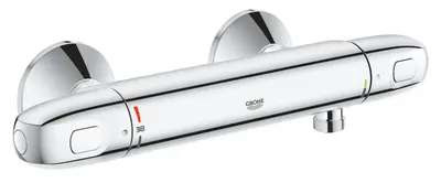 Baterie dus Grohe Grohtherm 34550000, 1/2, aparenta, termostat, CoolTouch, protectie reflux, Crom