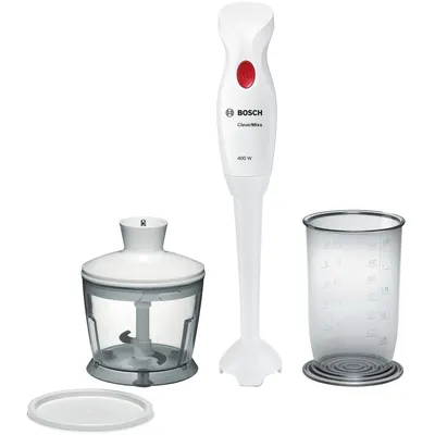 Blender de mână Bosch - MSM14200, 400W, 1 treaptă, alb