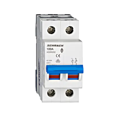 Comutator principal modular AMPARO, 100A, 2-poli