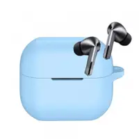 Husa Techsuit Silicone pentru Samsung Galaxy Buds3 FE / Buds3 Pro / Buds3, Bleu
