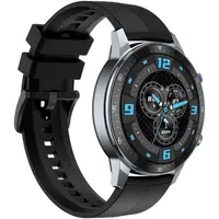 Ceas smartwatch ZTE Watch GT, oximetru SpO2, GPS, bratara silicon, Negru