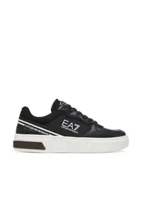 Tenisi barbati - Emporio Armani 305577610 - negru - piele ecologica
