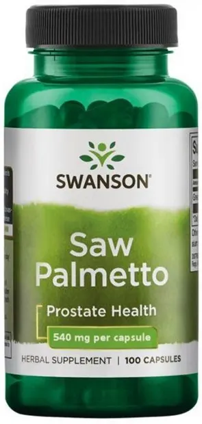 Saw Palmetto, 540 mg, 100 capsule, Swanson