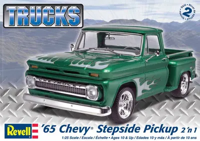 Model asamblabil Revell - Mașini contemporane: 1965 Chevy Step Side