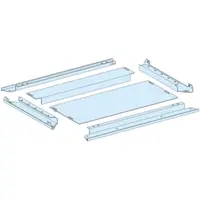 2 placi presetupe, PrismaSeT P, IP31, pentru tablou W 650mm D 600mm