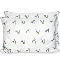 Set 2 Perne, 50x70cm, Lavanda, Microfibra, Alb
