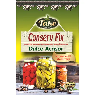 Conserv Fix Pentru Muraturi 100G Dulce Acrisor Amestec Pentru Conservarea Legumelor Fara Sterilizizare En-Gross