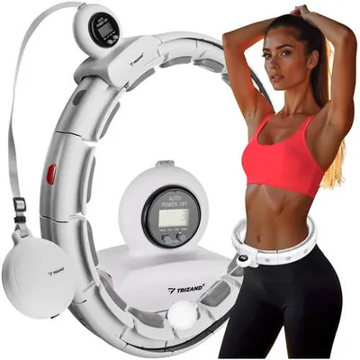 Cerc hula hoop antrenament pentru gimnastica, afisaj LCD calorii arse