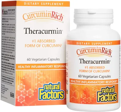 CurcuminRich Theracurmin, 30 mg, 60 capsule, Natural Factors