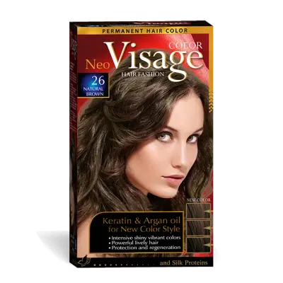 Visage Vopsea de par Neo Keratin & Argan Oil 26 Natural Brown