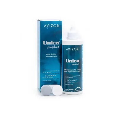 Solutie pentru intretinerea lentilelor de contact Unica Sensitive, 350 ml
