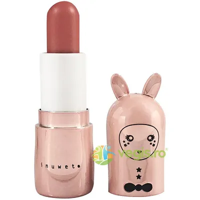 Balsam de Buze cu Sclipici pentru Copii cu Parfum de Prajitura, French Cake - Nude Pink 3.5g