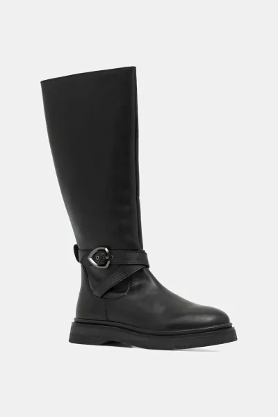 Blauer ghete de piele HANNA