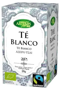 Ceai alb bio, 28 g, 20 plicuri filtrante, Artemis Bio