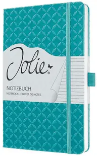 Carnețel cu coperta tare Sigel Jolie Format A5 - Aqua Green, căptușite pagini