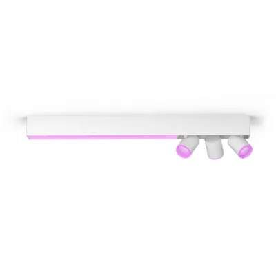 HUE 5060931P7 Spot Centris 3 x LED RGB GU10 si 1 x LED RGB 3650lm BT Alb