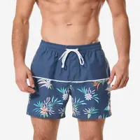 Șort baie scurt Boardshort surf Quiksilver 15' talie elastică Albastru Bărbați