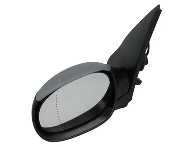 Oglinda stanga potrivit PEUGEOT 206 1998-2009 - electrica, asferic, incalzita, grunduita