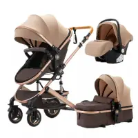 Carucior pliabil pentru copii, 3 în 1, Multifunctional – Landou, Scaun Auto si Carucior Sport