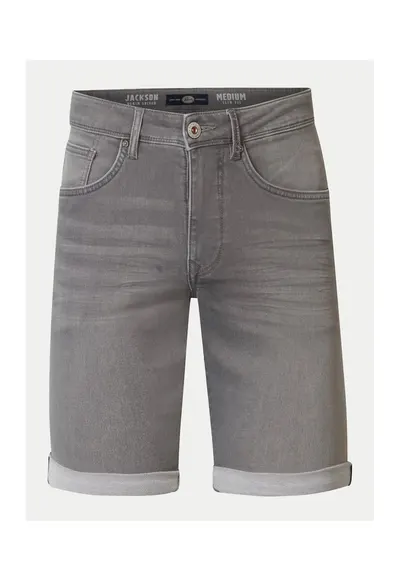Pantaloni scurti barbati - 303710620 - Gri - Bumbac