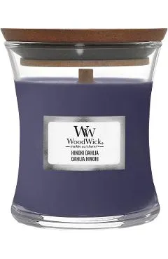 Lumanare parfumata Woodwick: Hinoki Dahlia 85g