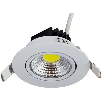Spot Led COB alb, Ø85, 7W=45W, 6400K, lumina rece, 435Lm