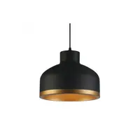 Lampa tavan - Ceiling fixture GOLDI 1,4090,AC220-240V,50/60Hz,1*E27, IP20, Diameter 30 CM,single,black/gold