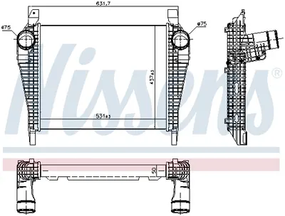 Intercooler Potrivit Iveco Eurocargo I-Iii, Eurocargo Iv, Eurocargo V, Magirus F4ae0681a-F4gfe601a 09.00