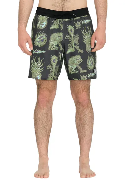 Pantaloni scurti de baie din amestec de bumbac