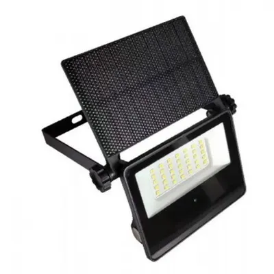 Proiector cu Led Solar cu Senzor 20w 6400k Negru