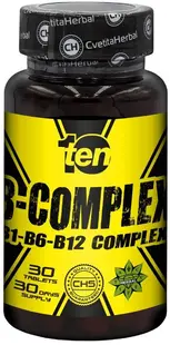 10/ten B-Complex, 30 tablete, Cvetita Herbal