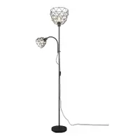 Lampadar negru cu abajur din metal (înălțime 180 cm) Haval – Reality