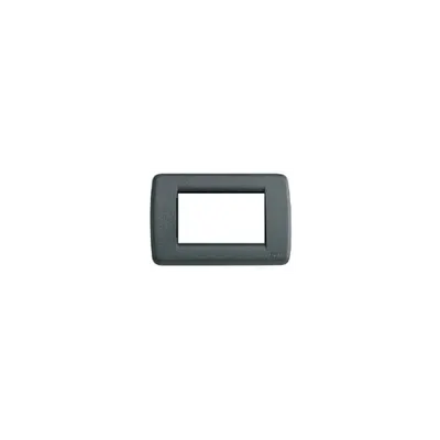 Placa ornament 3 module Rondo Vimar(Idea)metal slate grey