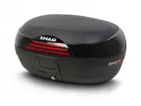 Top case Shad SH46, capacitate 46 l, culoare negru, placa de montare inclusa