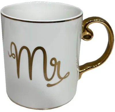 Cană Maison - Mr Love, 310 ml, alb
