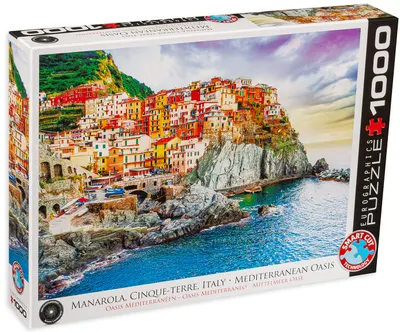 Puzzle Eurographics din 1000 de piese - Cinque Tere, Italia