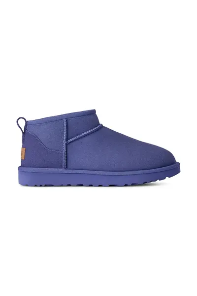 UGG cizme de zăpadă din piele întoarsă W Classic Ultra Mini