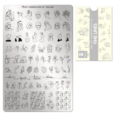 Matrita pentru stampila nr 102 - Fine Lines