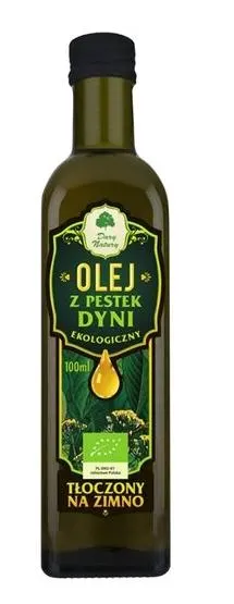 Ulei bio din semințe de dovleac, presat la rece, 100 ml, Dary Natury