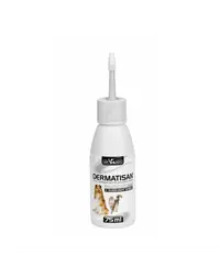 VET-AGRO Dermatisan Aurisal Silver Solutie pentru curatarea canalului auditiv caini/pisici 75 ml