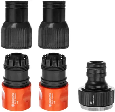 Set conector furtunuri Gardena - Profi, conexiune rapidă furtun feminin pentru debit mare, 3/4''