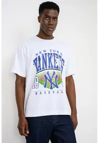 ’47 - Tricou cu imprimeu Neyyan Field - Alb optic