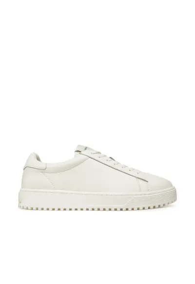 Tenisi barbati - Off White - piele naturala - alb - X4X690